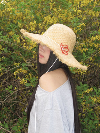 foldable straw hat