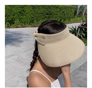 foldable straw hat