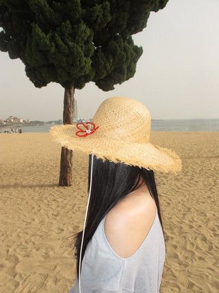 foldable straw hat