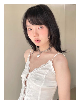 heart cross necklace