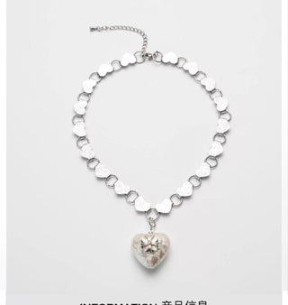 heart cross necklace