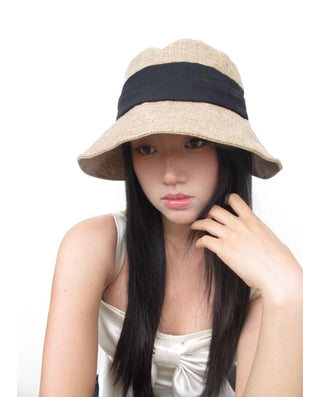 linen bucket hat