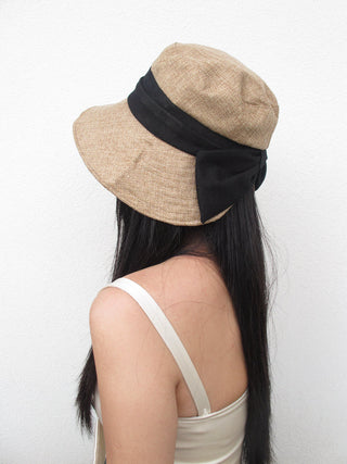 linen bucket hat
