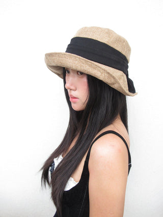 linen bucket hat