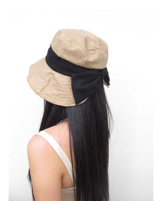 linen bucket hat