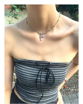 pink diamond necklace