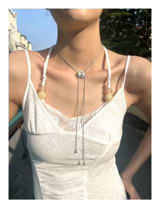 phalaenopsis flower necklace