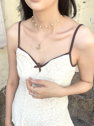 moon pearl necklace