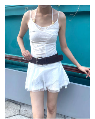 brown wide belt
