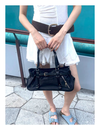 brown wide belt