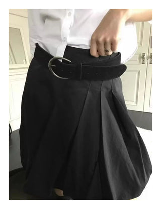 brown wide belt