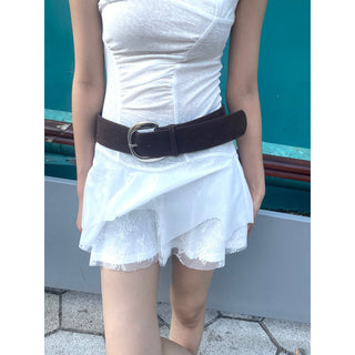 brown wide belt