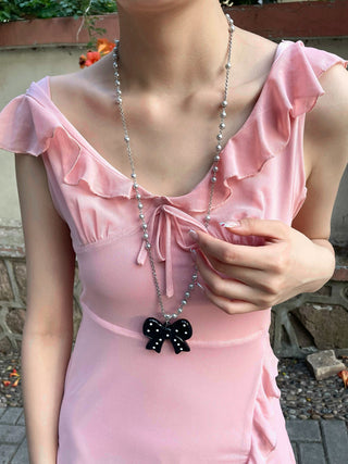 polka dot necklace