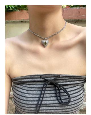 love cross necklace