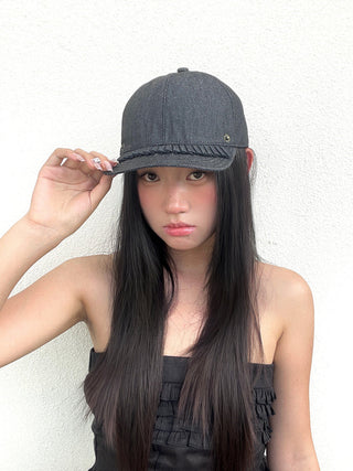 lace baseball cap