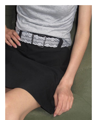 lace jeans belt