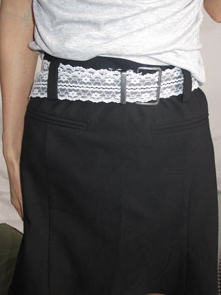 lace jeans belt
