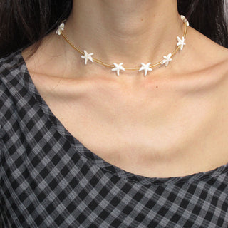 starfish sweater chain