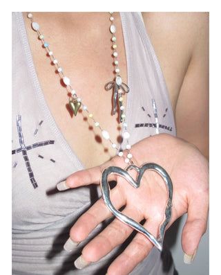 candy heart necklace