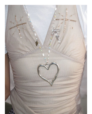 candy heart necklace