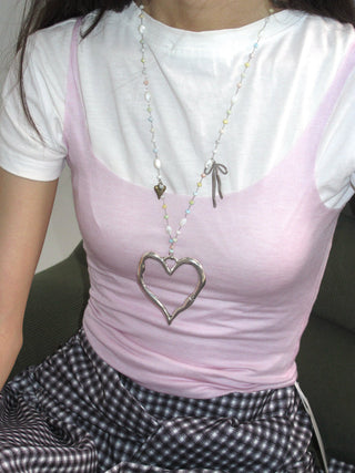 candy heart necklace