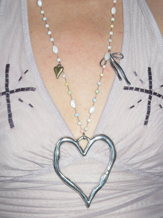candy heart necklace