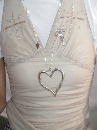 candy heart necklace