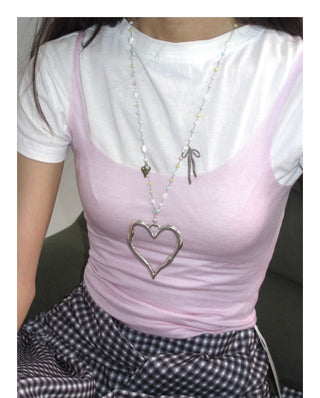 candy heart necklace