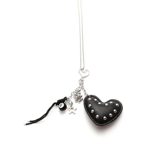 rivet heart necklace