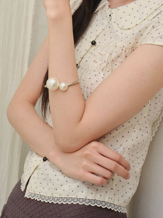 cross pearl bracelet