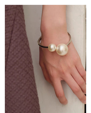 cross pearl bracelet
