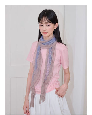 polka dot scarf