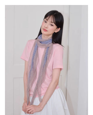 polka dot scarf