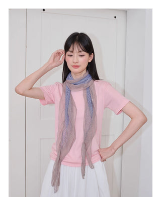 polka dot scarf
