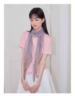 polka dot scarf