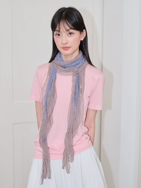 polka dot scarf