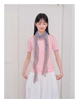 polka dot scarf