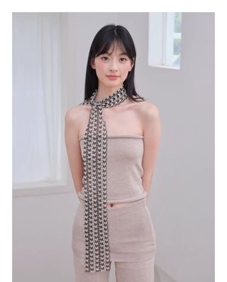floral silk scarf