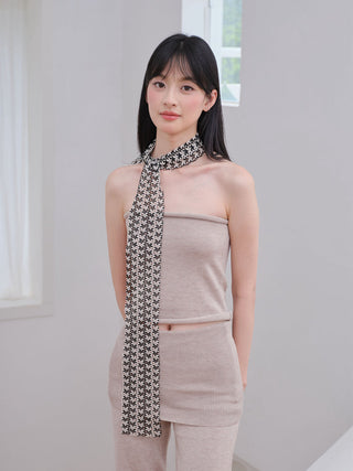 floral silk scarf