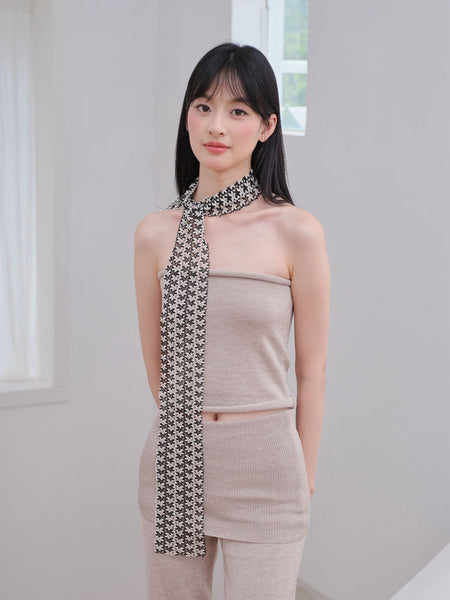 floral silk scarf