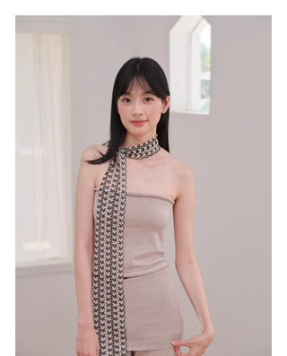 floral silk scarf