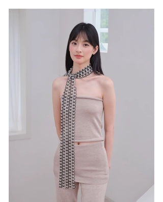 floral silk scarf