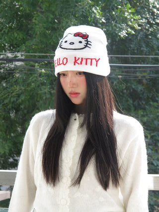 kitty knit hat