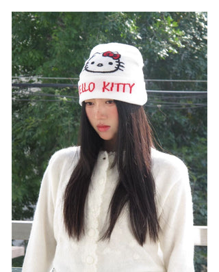 kitty knit hat