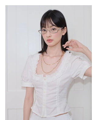 half-rim glasses