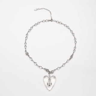 cross silver necklace