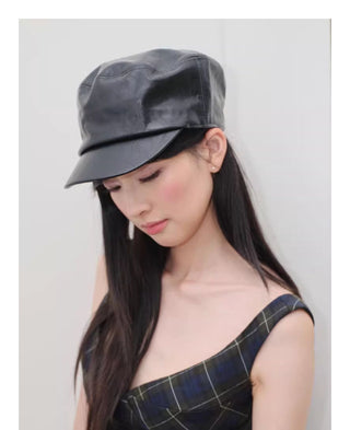 equestrian leather hat