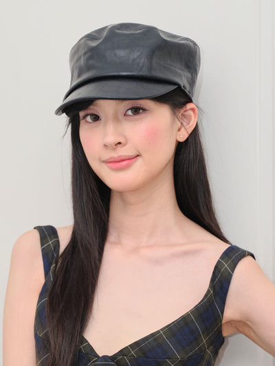 equestrian leather hat