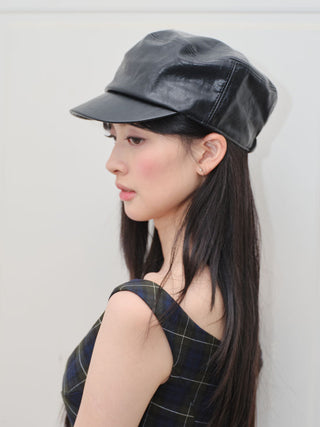 equestrian leather hat