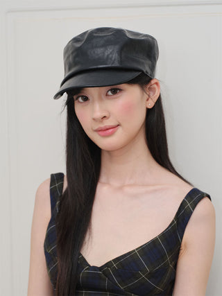 equestrian leather hat